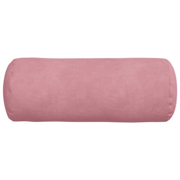 Grote foto vidaxl bolster kussens 2 stuks roze 15 x 40 cm cordstof huis en inrichting woningdecoratie