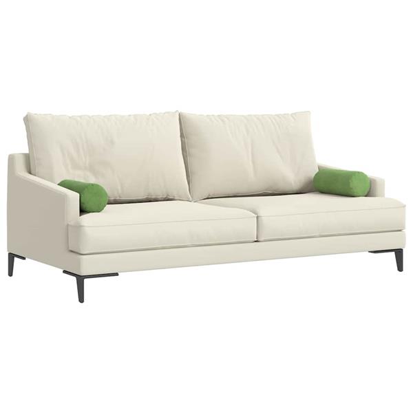 Grote foto vidaxl bolster kussens 2 stuks lichtgroen 15 x 40 cm cordstof huis en inrichting woningdecoratie