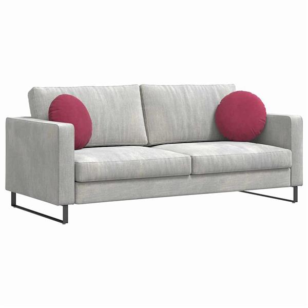 Grote foto vidaxl zitkussens 2 stuks wijnrood 40 x 13 cm fluweel huis en inrichting woningdecoratie