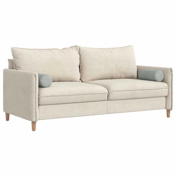 Grote foto vidaxl bolster kussens 2 stuks lichtgrijs 15 x 40 cm cordstof huis en inrichting woningdecoratie