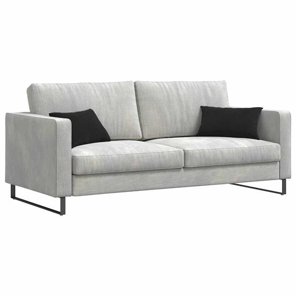 Grote foto vidaxl sofa kussens 2 stuks zwart 50 x 30 cm cordstof huis en inrichting woningdecoratie