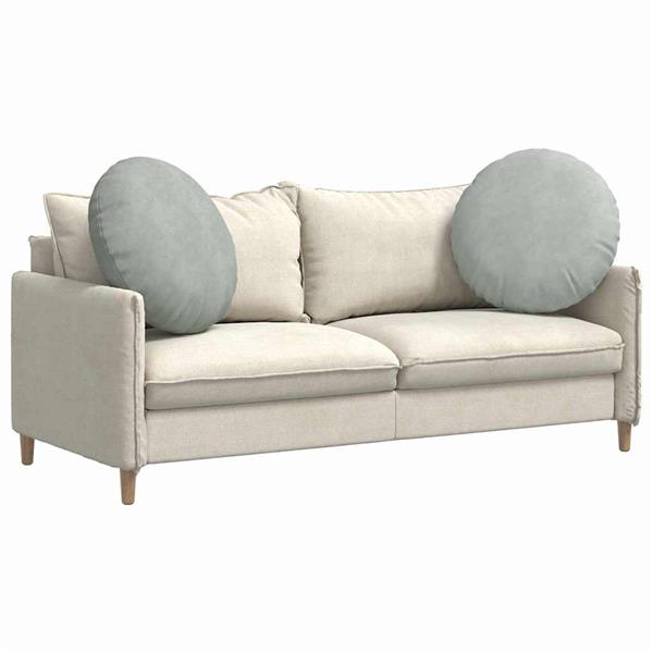 Grote foto vidaxl zitkussens 2 stuks lichtgrijs 40 x 13 cm fluweel huis en inrichting woningdecoratie