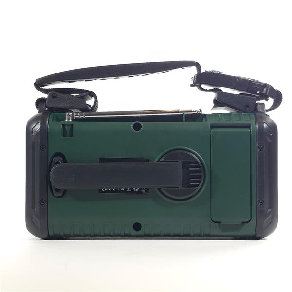 Grote foto slimlogy r3 pro solar noodradio zaklamp 20.000 mah powerbank met crank zonnepaneel telecommunicatie batterijen en accu