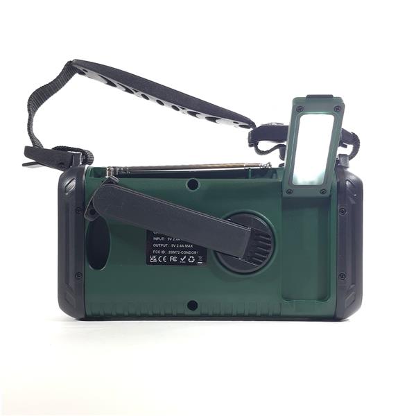 Grote foto slimlogy r3 pro solar noodradio zaklamp 20.000 mah powerbank met crank zonnepaneel telecommunicatie batterijen en accu