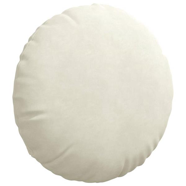 Grote foto vidaxl zitkussens 2 stuks cr me 40 x 13 cm fluweel huis en inrichting woningdecoratie