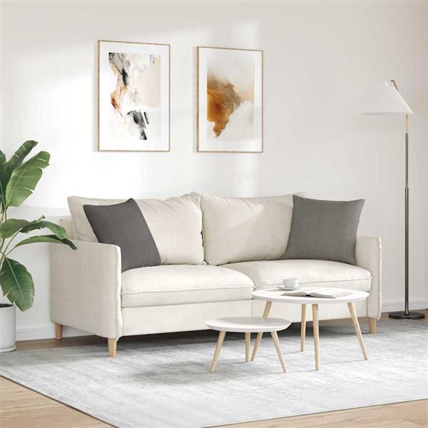 Grote foto vidaxl sofa kussens 2 stuks lichtgrijs 45 x 45 cm cordstof huis en inrichting woningdecoratie
