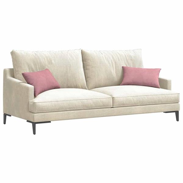 Grote foto vidaxl sofa kussens 2 stuks roze 50 x 30 cm cordstof huis en inrichting woningdecoratie