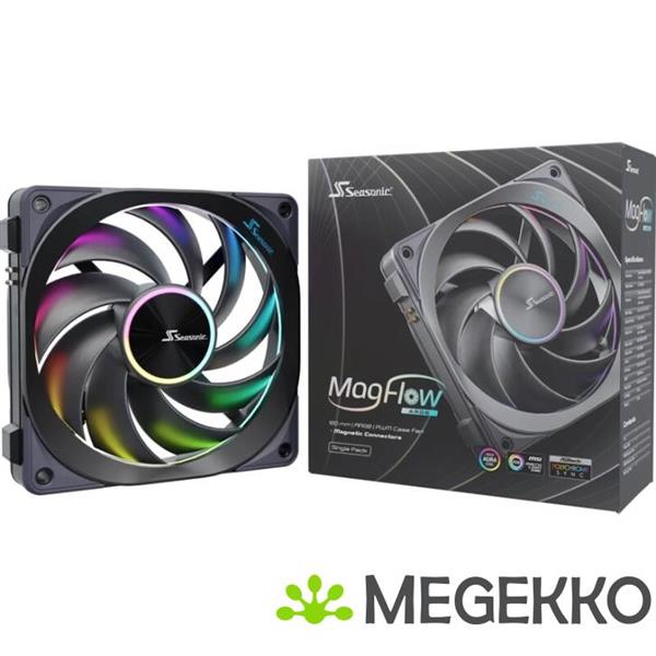 Grote foto seasonic magflow argb 1 fan kit computers en software overige computers en software
