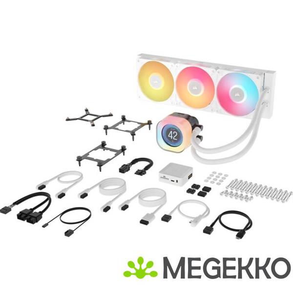 Grote foto corsair icue link titan 360 rx lcd white computers en software overige computers en software