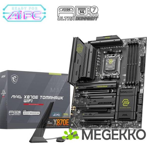 Grote foto msi mag x870e tomahawk wifi computers en software moederborden