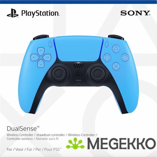 Grote foto sony dualsense wireless controller voor ps5 mac pc ios in licht blauw computers en software overige computers en software