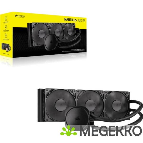 Grote foto corsair nautilus 360 rs black computers en software overige computers en software