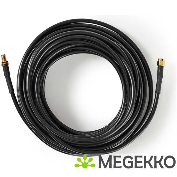 Grote foto antennekabel sma male sma female verguld 50 ohm dubbel afgeschermd 5.00 m rond pvc computers en software overige computers en software