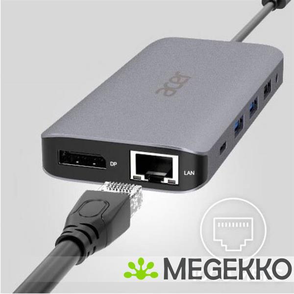 Grote foto acer hp.dscab.009 usb 3.2 gen 1 type c docking station computers en software overige computers en software