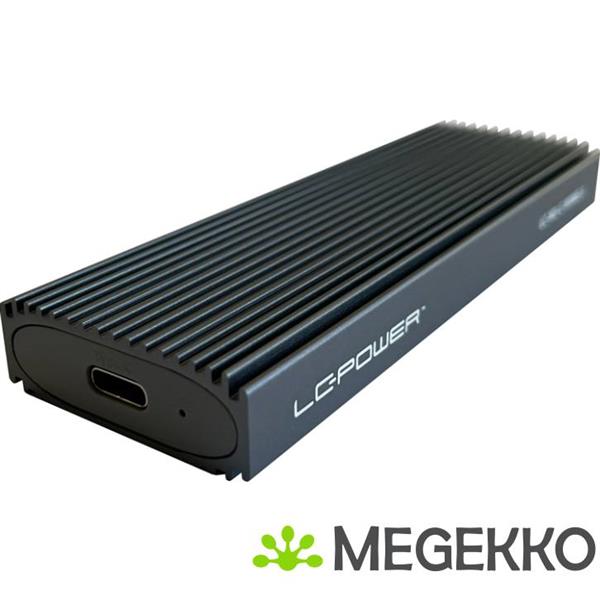 Grote foto lc power lc m2 c nvme 3 behuizing voor opslagstations sdd behuizing zwart m.2 computers en software behuizingen en kasten