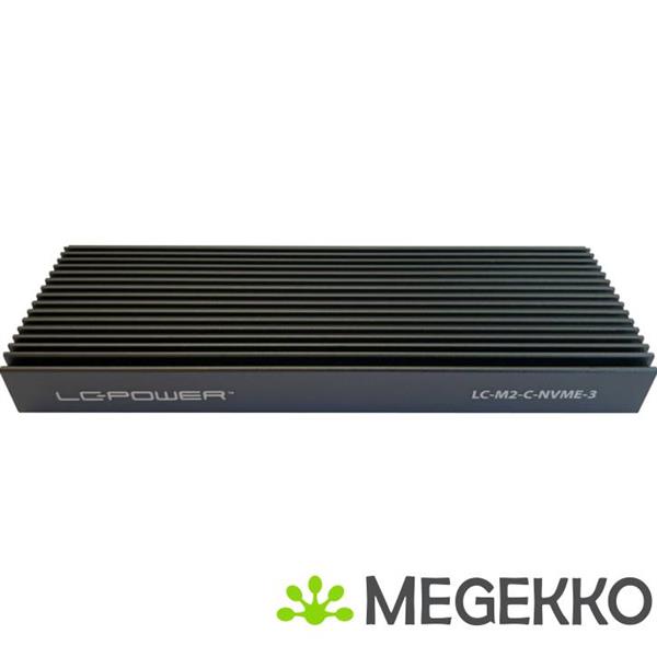 Grote foto lc power lc m2 c nvme 3 behuizing voor opslagstations sdd behuizing zwart m.2 computers en software behuizingen en kasten