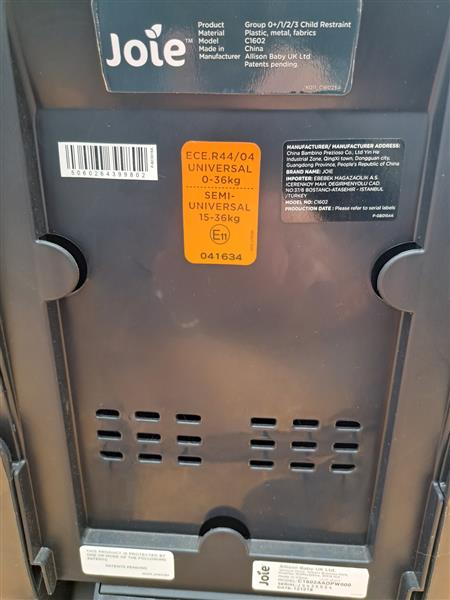 Grote foto auto kinderstoel joie kinderen en baby autostoeltjes
