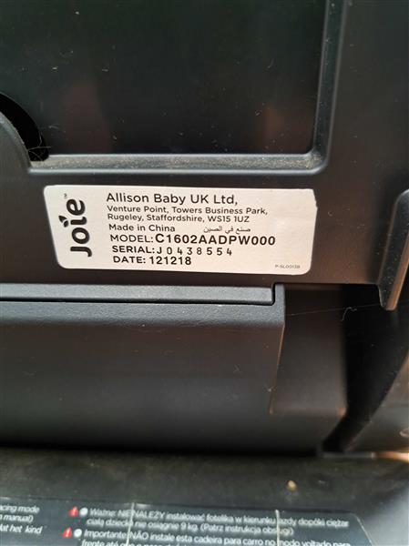 Grote foto auto kinderstoel joie kinderen en baby autostoeltjes