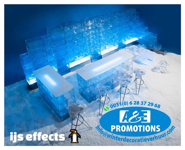 Grote foto icebar lounge opstelling verhuur limburg genk diensten en vakmensen entertainment