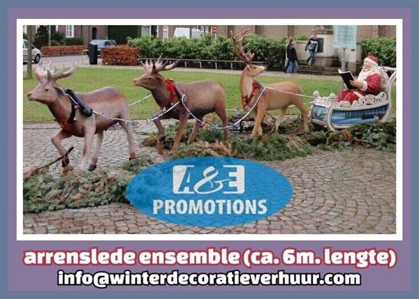 Grote foto reuzen kerstman huren arrenslee en elfen breda diversen kerst