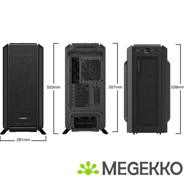 Grote foto be quiet silent base 802 window black computers en software behuizingen en kasten