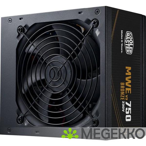 Grote foto cooler master psu mwe bronze 750 v3 atx 3.1 computers en software overige