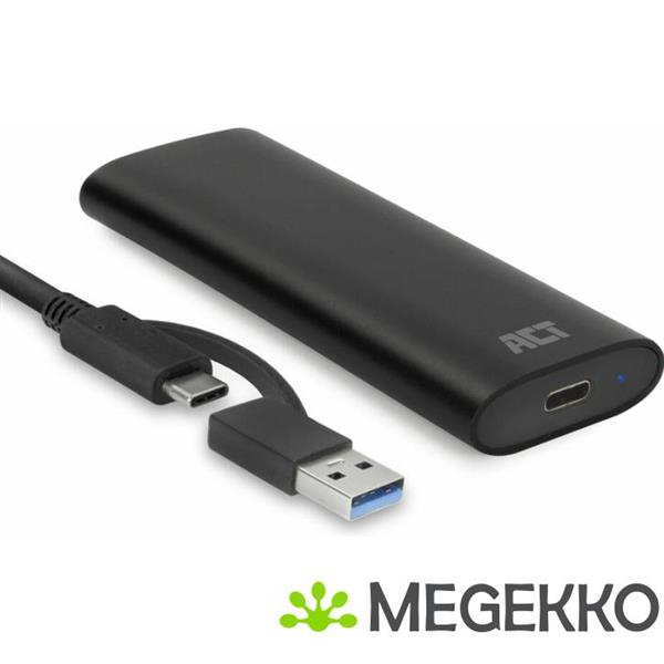 Grote foto act usb c m.2 nvme pcie ssd behuizing. tool free computers en software behuizingen en kasten