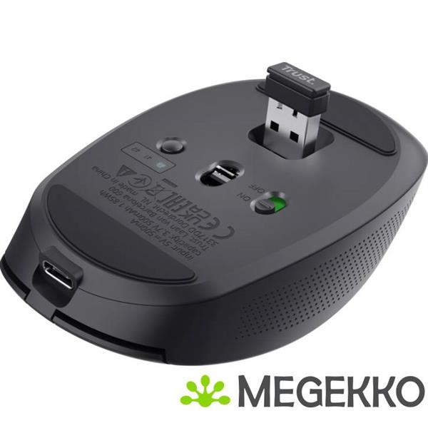 Grote foto trust ozaa compact draadloze zwarte muis computers en software overige computers en software