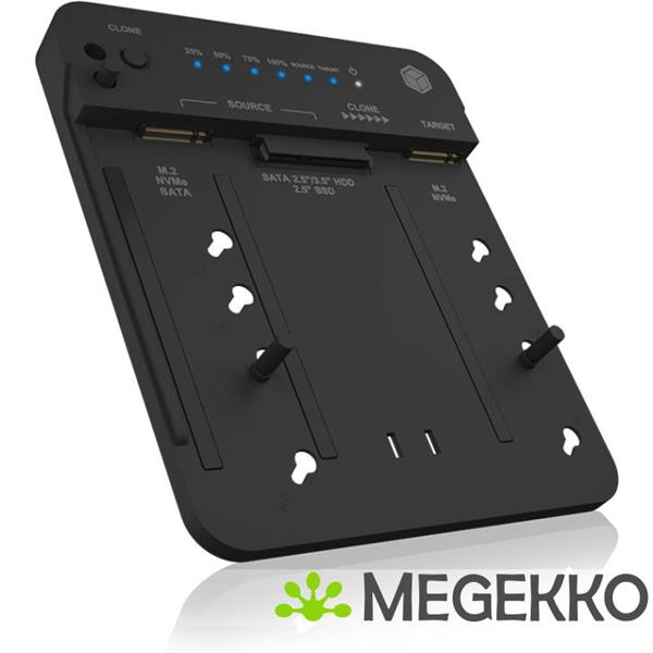 Grote foto icy box ib 2913mcl c31 usb 3.2 gen 2 3.1 gen 2 type c zwart computers en software harde schijven