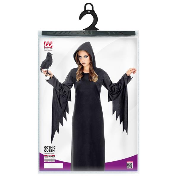 Grote foto halloween jurk zwart meisje gotisische koningin verzamelen overige verzamelingen