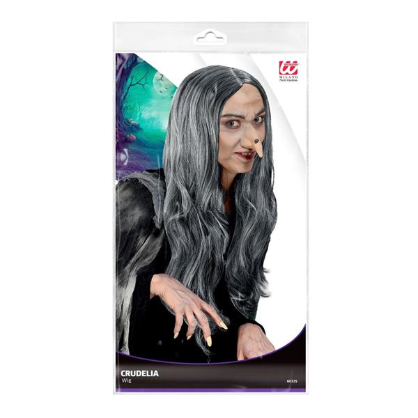 Grote foto halloween pruik grijs heks verzamelen overige verzamelingen