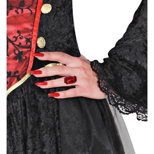 Grote foto halloween ring rood edelsteen verzamelen overige verzamelingen