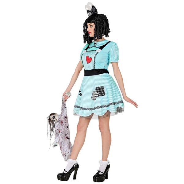 Grote foto halloween jurk blauw dames pop verzamelen overige verzamelingen