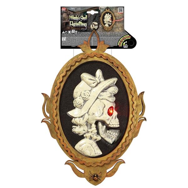 Grote foto halloween deurbord skelet dame met beweging licht en geluid 48cm verzamelen overige verzamelingen