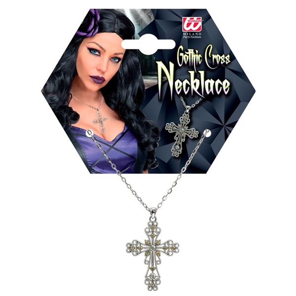 Grote foto halloween ketting zilver kruis verzamelen overige verzamelingen