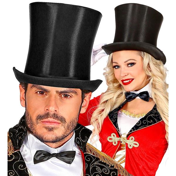 Grote foto zwarte hoed hoog satijn verzamelen overige verzamelingen