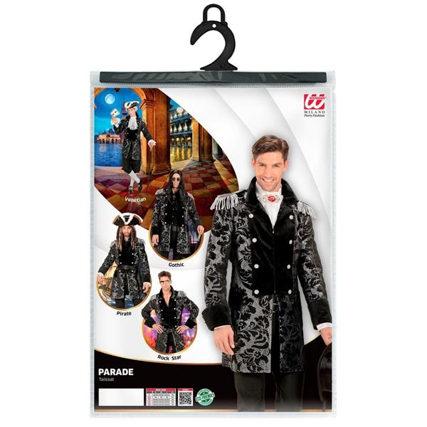 Grote foto piraat jas zwart zilver heren verzamelen overige verzamelingen