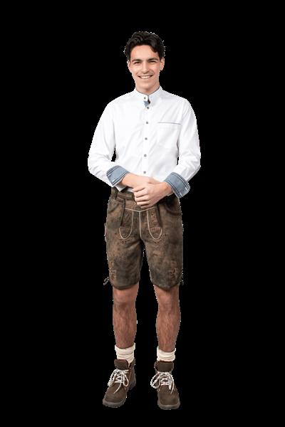 Grote foto oktoberfest blouse blauw wit heren verzamelen overige verzamelingen