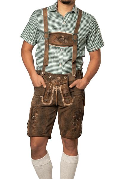 Grote foto lederhose bruin kort kitzbuhel verzamelen overige verzamelingen