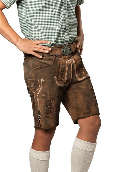 Grote foto lederhose bruin kort kitzbuhel verzamelen overige verzamelingen