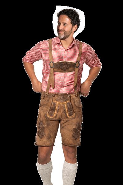 Grote foto lederhose bruin kort lech verzamelen overige verzamelingen