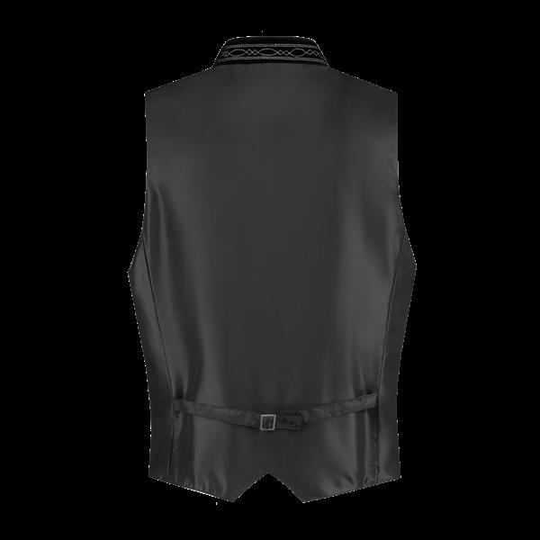 Grote foto oktoberfest vest zwart trachtenweste jaquard verzamelen overige verzamelingen