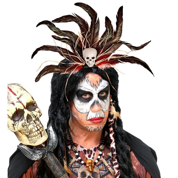 Grote foto halloween haarband voodoo doodshoofd verzamelen overige verzamelingen