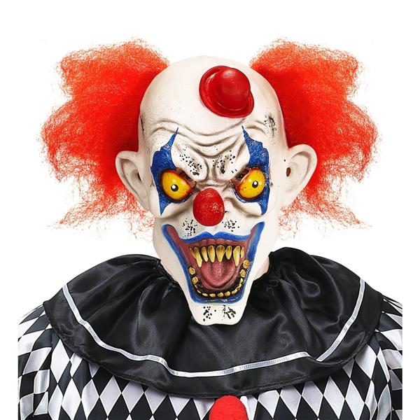 Grote foto halloween masker clown met haar en hoedje verzamelen overige verzamelingen