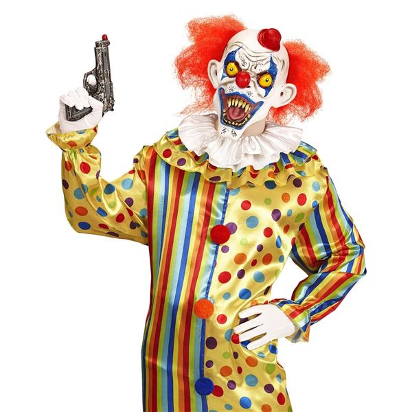 Grote foto halloween masker clown met haar en hoedje verzamelen overige verzamelingen