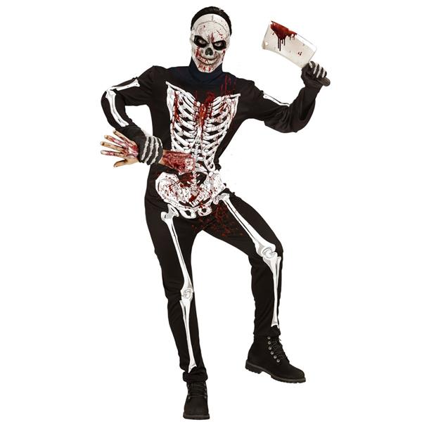 Grote foto halloween masker schedel bloederig verzamelen overige verzamelingen