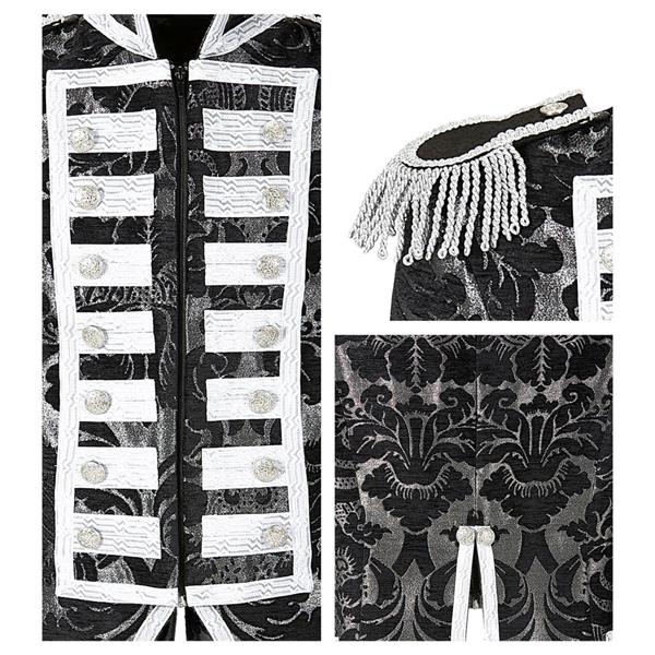 Grote foto circus jas zwart zilver heren verzamelen overige verzamelingen