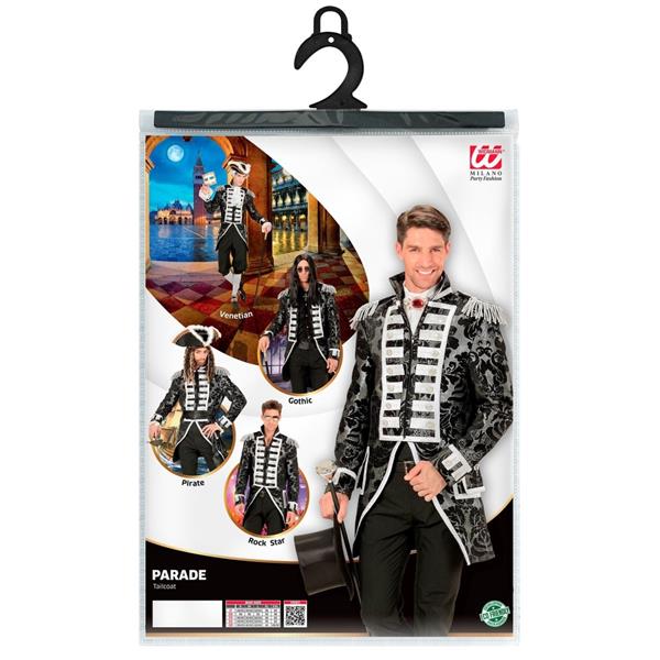 Grote foto circus jas zwart zilver heren verzamelen overige verzamelingen