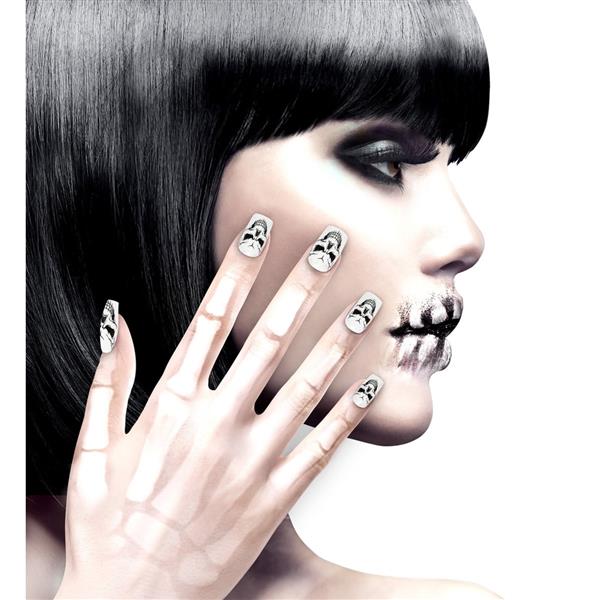 Grote foto halloween nepnagels schedels verzamelen overige verzamelingen