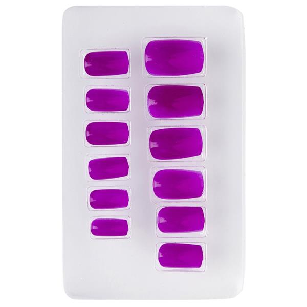 Grote foto neon paarse nepnagels verzamelen overige verzamelingen